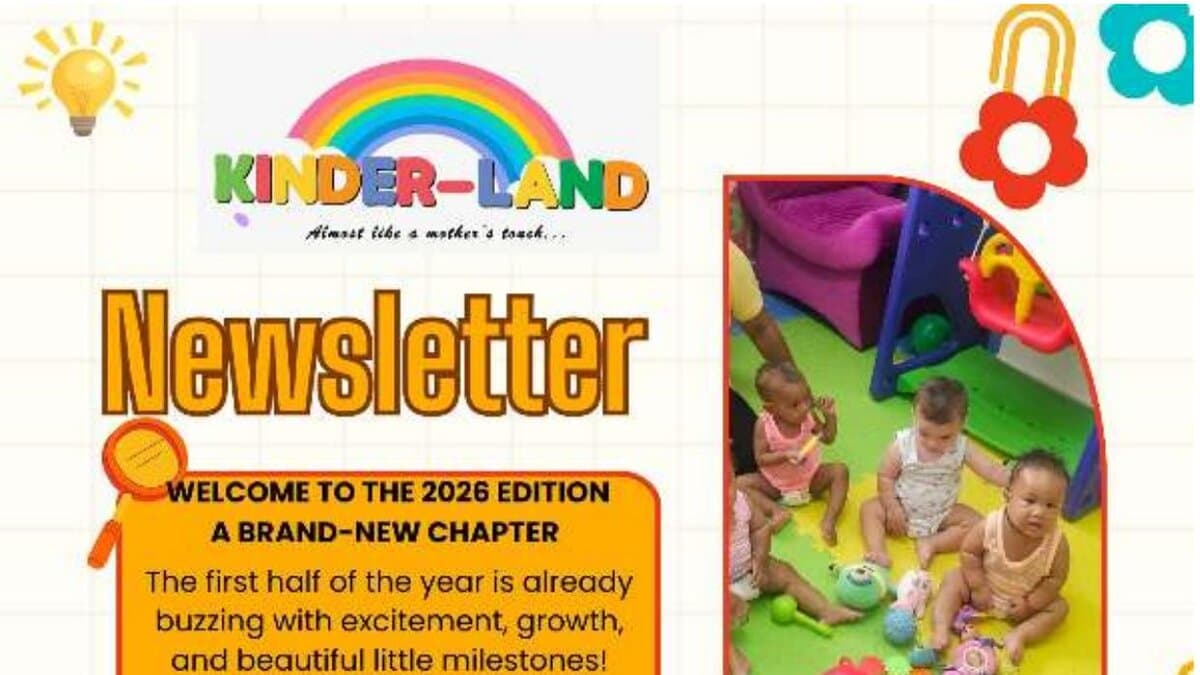 Cover of the KinderLand 2026 newsletter